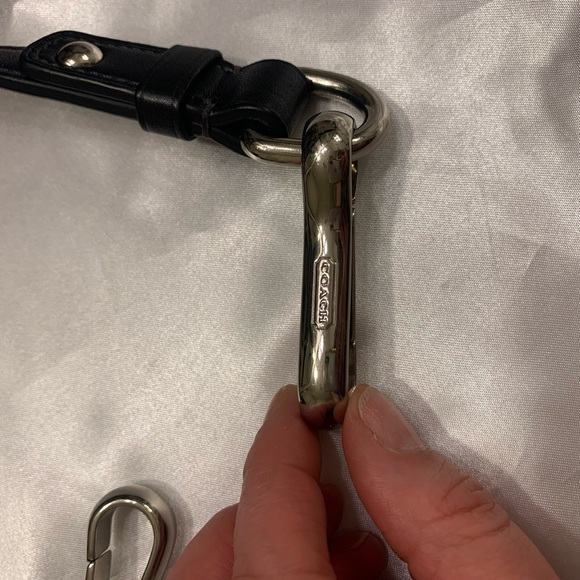 Coach Signature Brooke Shoulder Handbag Purse  14473M Black Ivory - Picture 14 of 16